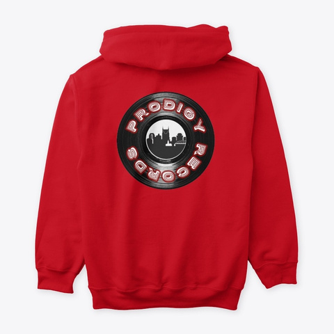 Prodigy Hoodie #1 Red T-Shirt Back