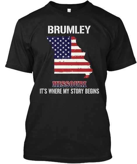 Brumley Mo   Story Begins Black T-Shirt Front