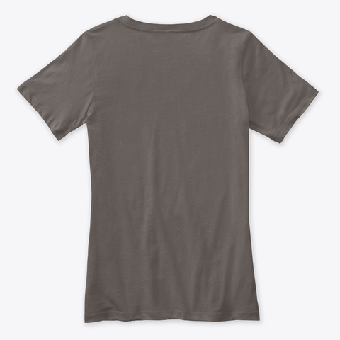 Teto Woman Shirt V (Grey) Asphalt T-Shirt Back