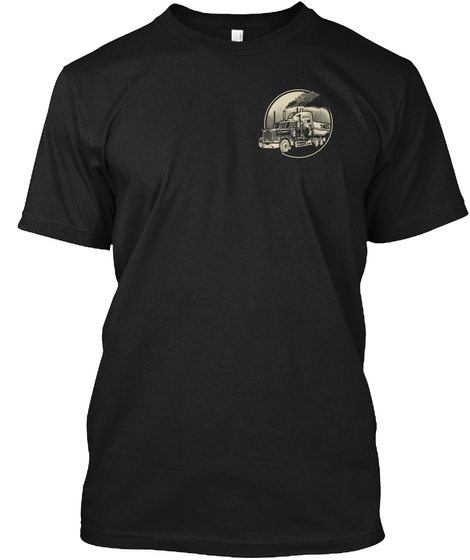 Black Smoke  Black T-Shirt Front
