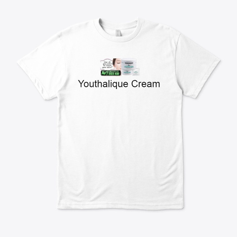 Is Youthalique Cream Scam? Read Reviews White T-Shirt Front