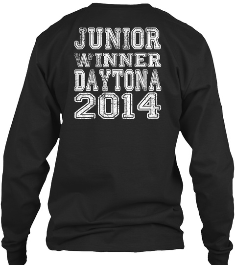 Limited Edition Junior Hoodie Black T-Shirt Back