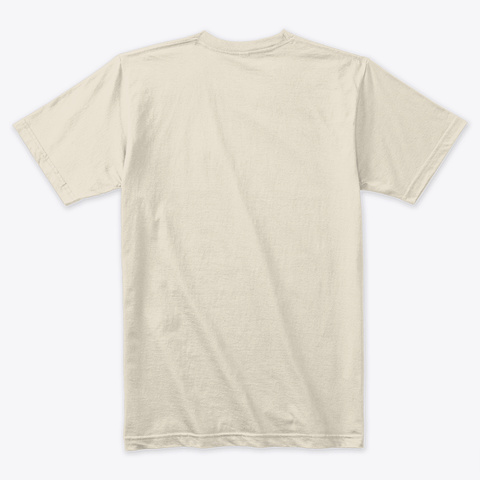 Seahorse Art T Shirt Cream T-Shirt Back