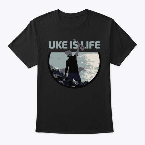 Unisex Tee  Black T-Shirt Front