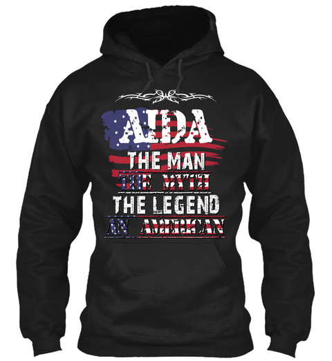Aida
 Black T-Shirt Front