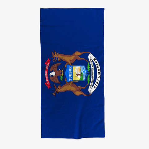 State Flag Of Michigan  Standard T-Shirt Front