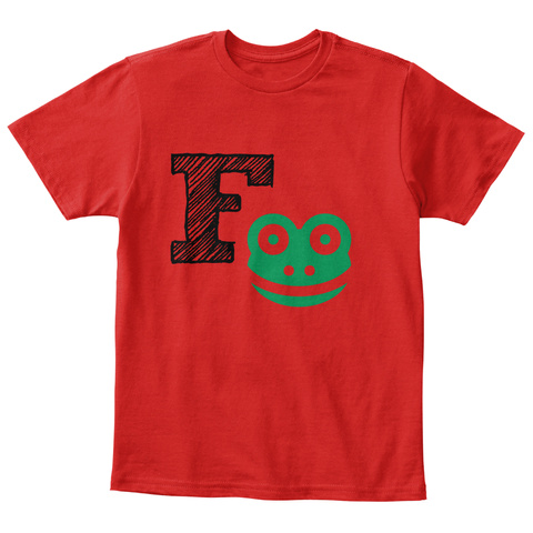 Frog Red T-Shirt Front