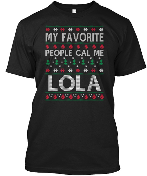 Ugly Christmas Sweater Lola Shirt