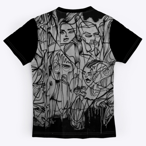 T Shirt: Artistic Team Black T-Shirt Back