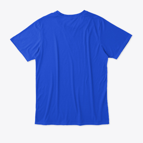 Be Kind Always With People Royal Blue T-Shirt Back