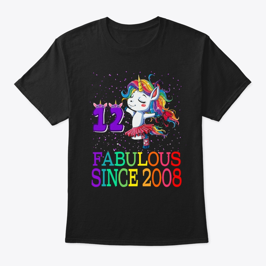 12 Years Old 12nd Birthday Unicorn Unisex Tshirt