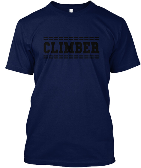 =========== Climber =========== Navy T-Shirt Front