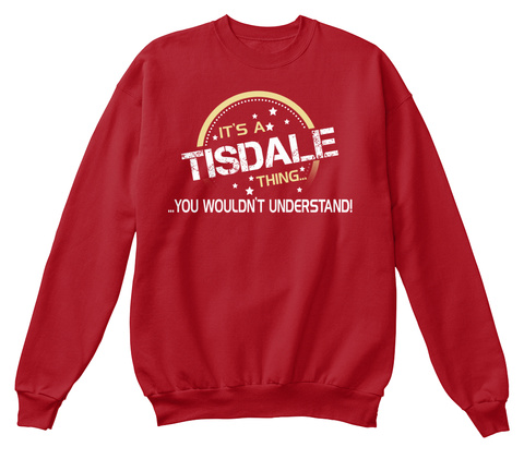 It's A Tidale Thing You Wouldn't Understand Deep Red  T-Shirt Front