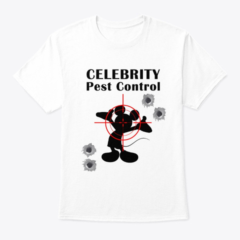 Celebrity Pest Control White T-Shirt Front