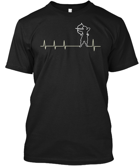 Hunter's Heartbeat [Limited Edition] Black T-Shirt Front