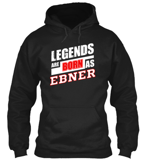 Ebner Family Name Shirt Black Camiseta Front