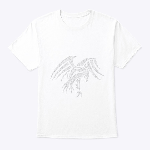 Arabic Alphabet 28 Arabian Letters White T-Shirt Front