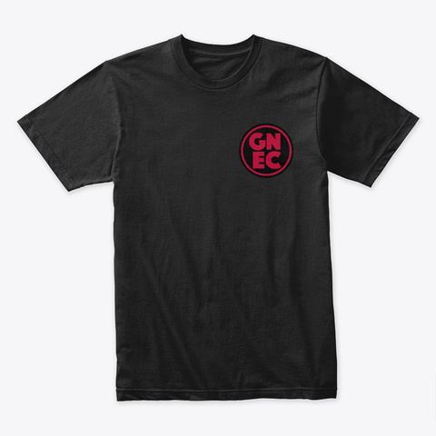 2019 Red Logo Black T-Shirt Front