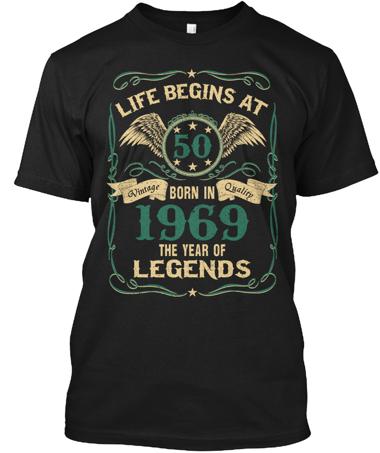 Life Begins At 50 1969 Unisex Tshirt