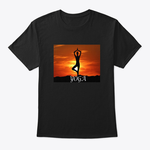 Yoga Nsh4w Black T-Shirt Front