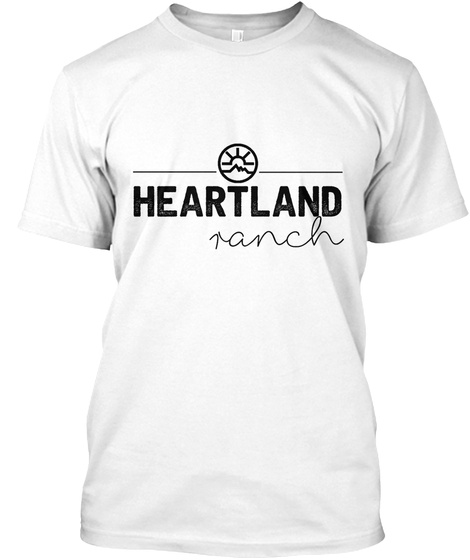 Heartland Ranch White T-Shirt Front