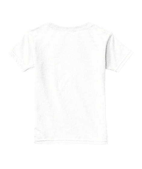 Extra Chromosome, Extra Cute   Toddler White  T-Shirt Back