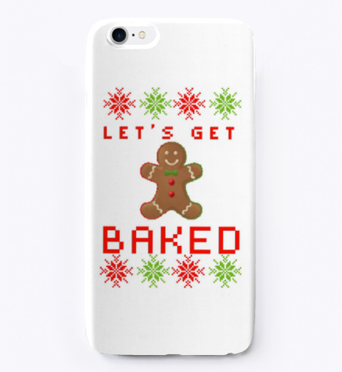 Christmas Gingerbread Man Iphone Case Standard Camiseta Front