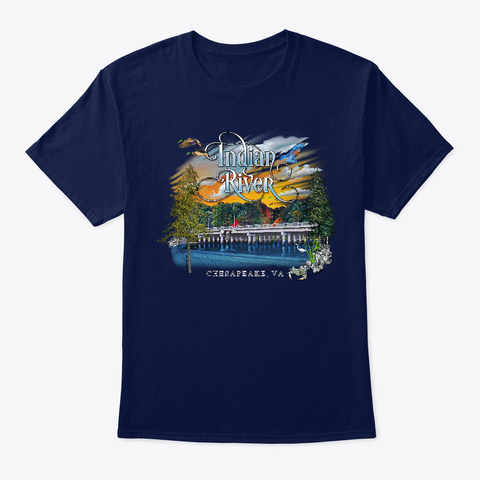 Indian River Shirts Navy T-Shirt Front