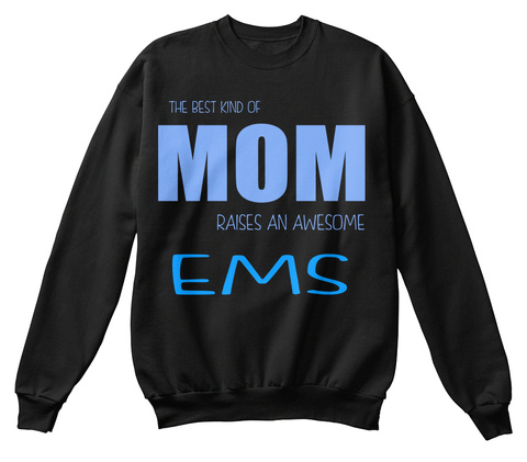 The Best Kind Of Mom Raises An Awesome Ems Black Camiseta Front