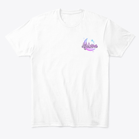 Ash Luna Merch White T-Shirt Front