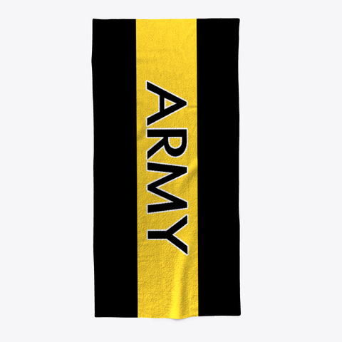 Army   Black And Gold Standard T-Shirt Front