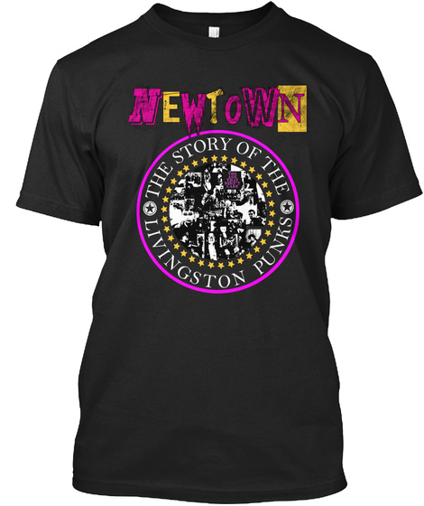 Newtown:  Livi Punks T Shirt Black T-Shirt Front