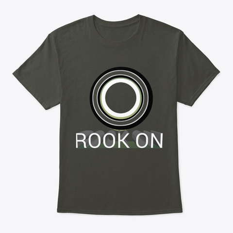 Rook On  Smoke Gray T-Shirt Front