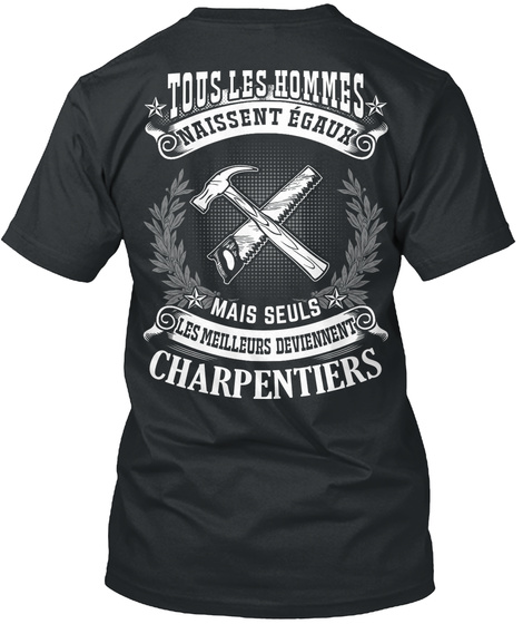 Charpentier Black T-Shirt Back