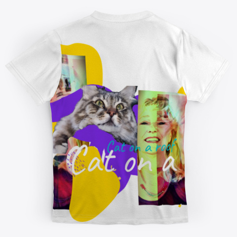 Cat On A Roof (Toby) Standard T-Shirt Back