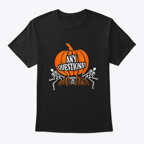 Saturday Night Live David S Pumpkins Black T-Shirt Front