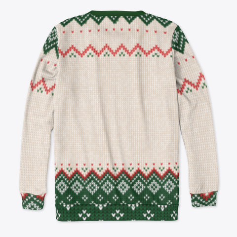 Lit Ugly Christmas Sweater  Standard Camiseta Back