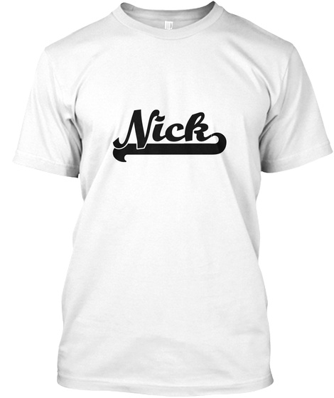 Nick White T-Shirt Front