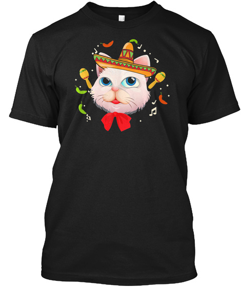 Funny Mexican Cat Cinco De Mayo T-shirt