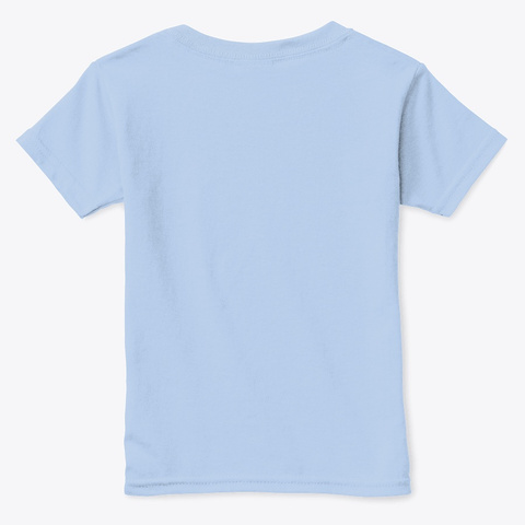 Vintage Girl Who Loves Boys Light Blue T-Shirt Back