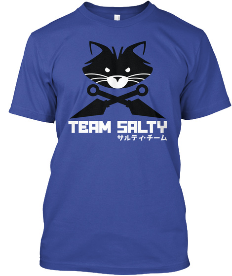 Team Salty Deep Royal T-Shirt Front