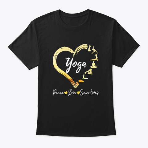 Yoga D0hmw Black T-Shirt Front