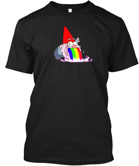 Rainbow Puking Gnome Gravity Inspired Bi