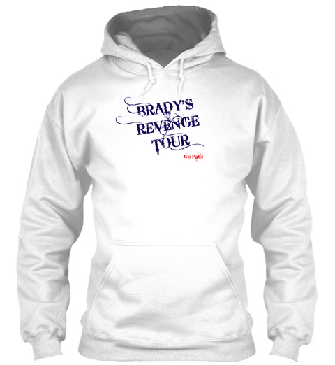 Bradys Revenge Tour  16993972  White T-Shirt Front