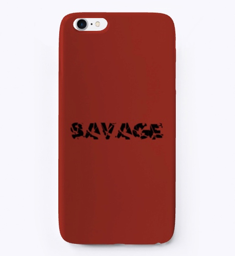 Coque " Savage " Dark Red T-Shirt Front