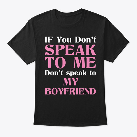 Funny T Shirts For Woman   Not Boyfriend Black T-Shirt Front