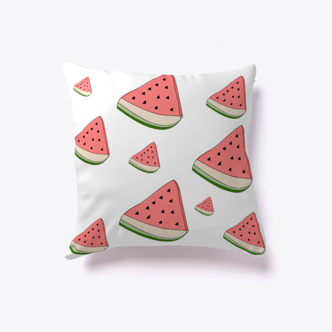 Watermelon Pillow White Maglietta Front