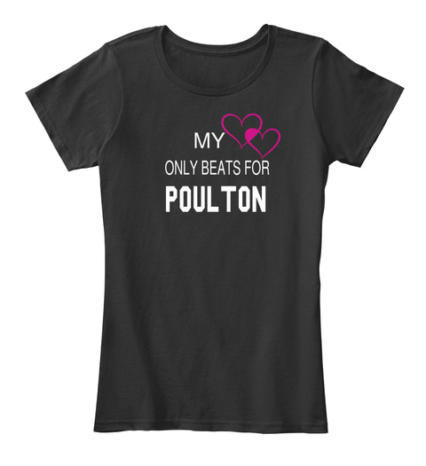 My Only Beats For Poulton Black T-Shirt Front