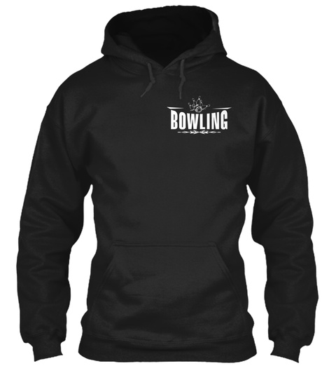 Bowling Black T-Shirt Front