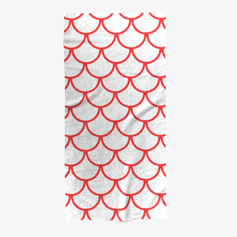 Coral Pink Fish Scales Pattern Standard T-Shirt Front
